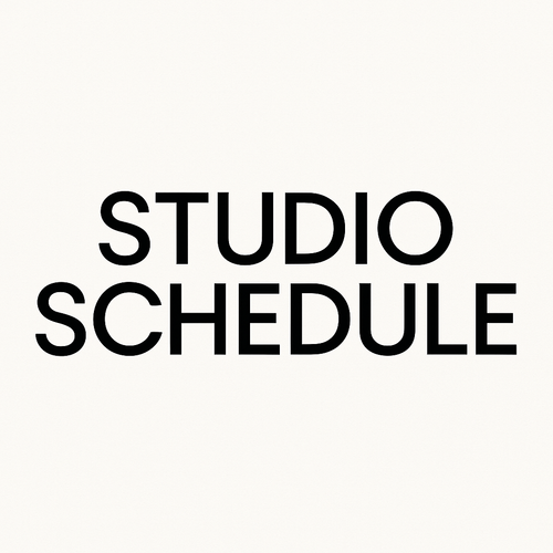 Studio Schedule